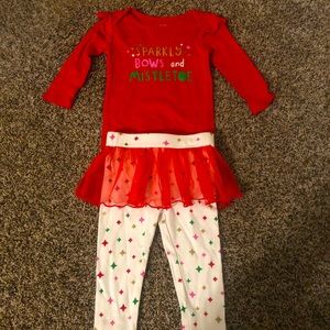 12 month Christmas outfit